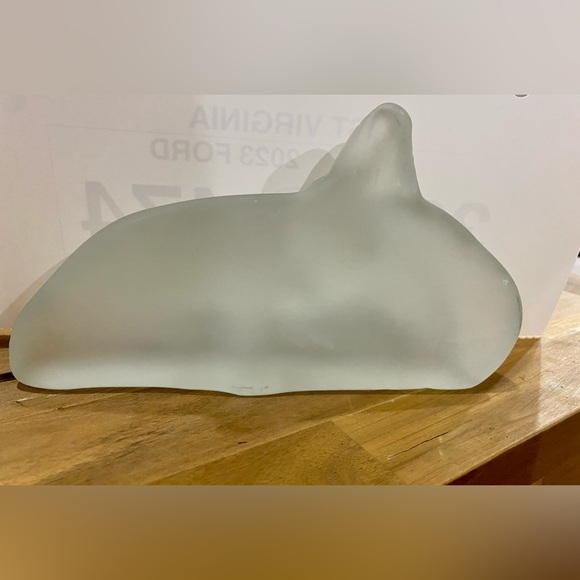 Art Deco Satin Glass Deer. Designed by Lucienne Bloch - Picture 3 of 3